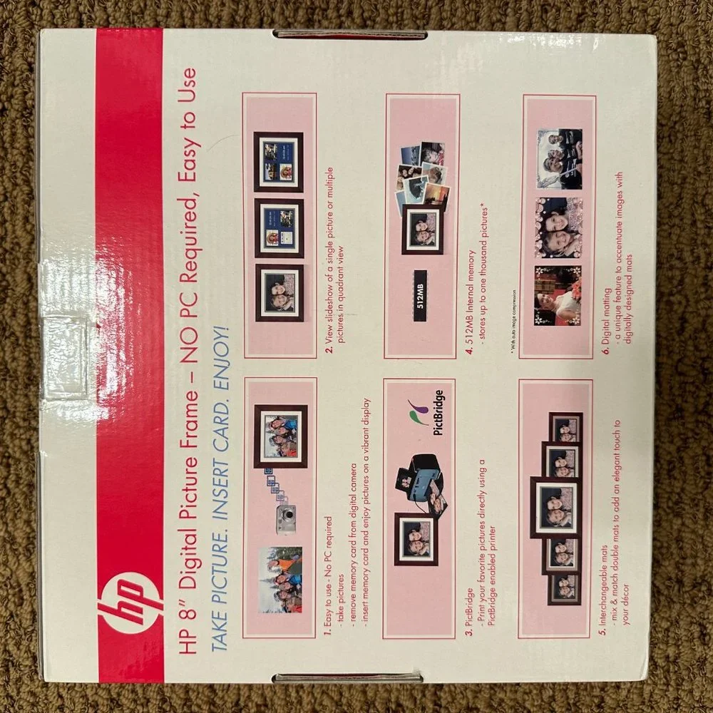 Never Opened! HP 8